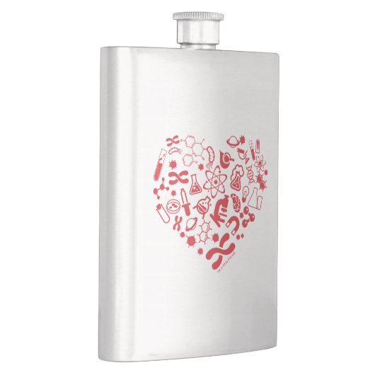 Flasque Coeur de l'espace et de la Science (Droite)