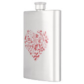 Flasque Coeur de l'espace et de la Science (Gauche)