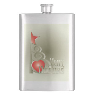 Flasque Coeur pour Noël