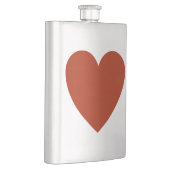 Flasque Coeur rouge clair (Droite)