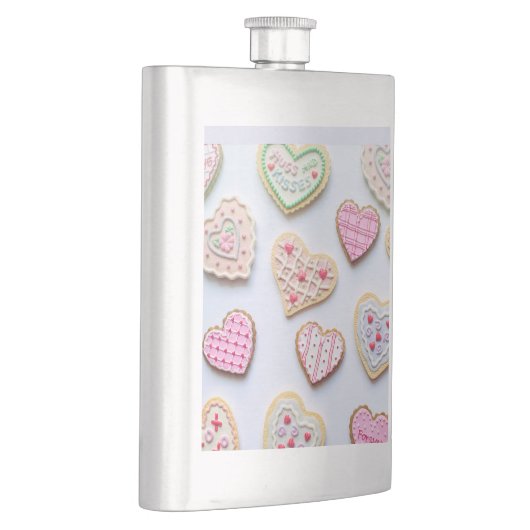 Flasque Coeurs de la Saint Valentin (Droite)