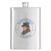 Flasque Colonial Alexandria Virginia (devant)