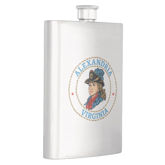 Flasque Colonial Alexandria Virginia (Droite)