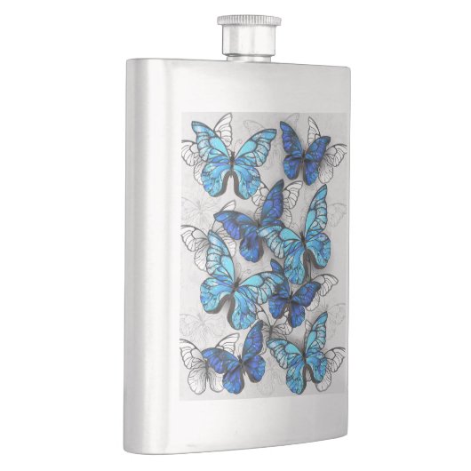 Flasque Composition des White and Blue Butterflies (Droite)