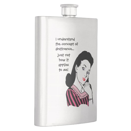 Flasque Concept d'absence amusant (Droite)