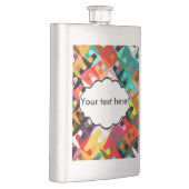 Flasque Conception colorée d'abrégé sur formes (Droite)