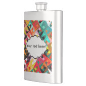 Flasque Conception colorée d'abrégé sur formes (Gauche)