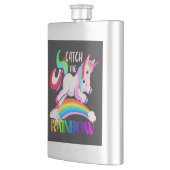 Flasque Conception de licorne arc-en-ciel Catch (Gauche)