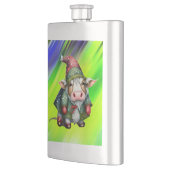 Flasque Conception de vache gnome de Noël-83456 (Gauche)