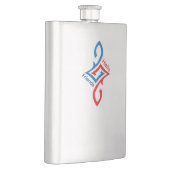 Flasque Conception de vœux simple et heureux pour amis (Droite)