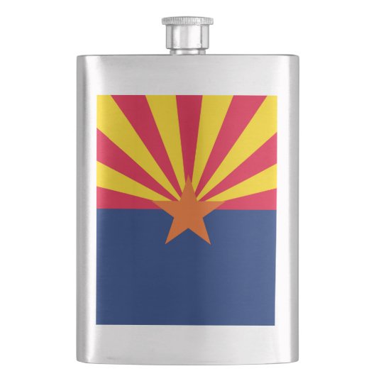 Flasque Conception du drapeau de l'État de l'Arizona (devant)