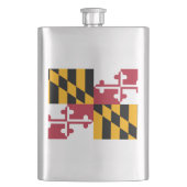 Flasque Conception du drapeau de l'État du Maryland (devant)