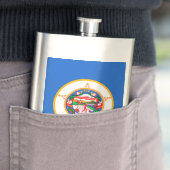 Flasque Conception du drapeau de l'État du Minnesota (En situation)