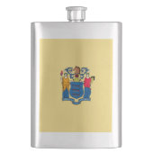 Flasque Conception du drapeau de l'État du New Jersey (devant)