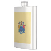 Flasque Conception du drapeau de l'État du New Jersey (Gauche)