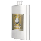 Flasque Conception du logo du club de golf sur mesure (Gauche)