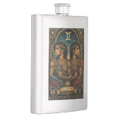 Flasque Conception du zodiaque masculin céleste Gémeaux (Droite)