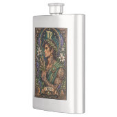 Flasque Conception du zodiaque Vierge Masculin Céleste (Gauche)