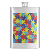 Flasque Conscience-Puzzle d'autisme par Shirley Taylor (devant)