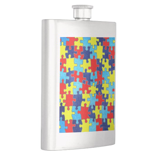 Flasque Conscience-Puzzle d'autisme par Shirley Taylor (Droite)