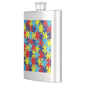 Flasque Conscience-Puzzle d'autisme par Shirley Taylor (Gauche)