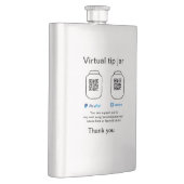 Flasque Conseil virtuel jar q r code argent don PayPal ven (Droite)
