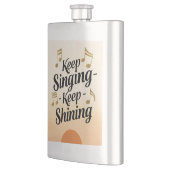 Flasque Continue de chanter, continue de briller (Gauche)