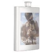 Flasque Cool Meilleur papa Jamais Photo (Droite)