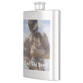 Flasque Cool Meilleur papa Jamais Photo (Gauche)