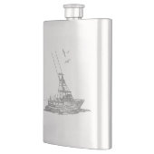 Flasque Copie nautique de Fishin de mer profonde de chrome (Gauche)