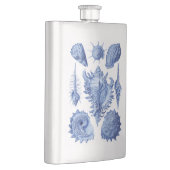 Flasque Coquillages vintages bleu (Droite)