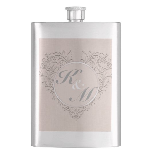 Flasque Coral HeartyChic (devant)