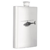 Flasque Couleur de personnaliser de silhouette de couperet (Droite)