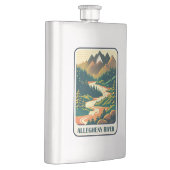 Flasque Couleurs de la rivière Allegheny Pennsylvanie (Droite)