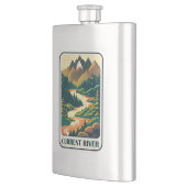 Flasque Couleurs de la rivière Current Missouri (Gauche)