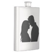 FLASQUE COUPLE ROMANTIQUE SILHOUETTE (Droite)