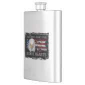 Flasque Courageux Coeurs américains (Gauche)