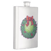 Flasque Courbe de Noël de Tennis Ball sur Green (Droite)