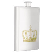 Flasque Couronne d'or + vos idées (Droite)