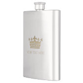 Flasque Couronne or (Gauche)