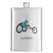 Flasque Course en fauteuil roulant (devant)