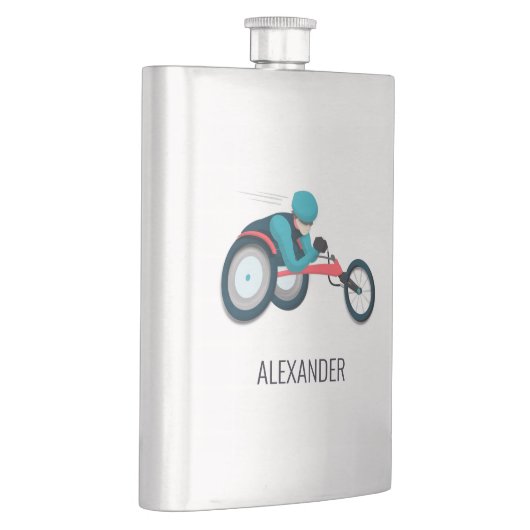 Flasque Course en fauteuil roulant (Droite)