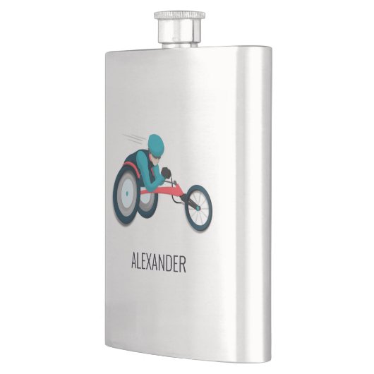 Flasque Course en fauteuil roulant (Gauche)