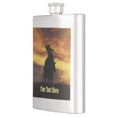 Flasque Cowboy Roping Personnalisé (Gauche)