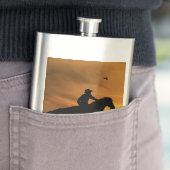 Flasque Cowboy Rustique robuste (En situation)