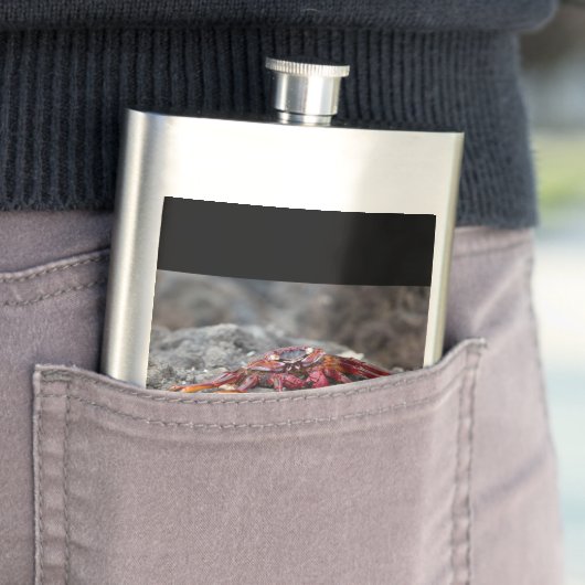 Flasque Crabe rouge (En situation)