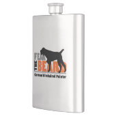 Flasque Craignez la barbe - indicateur à poils durs (Gauche)