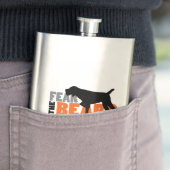 Flasque Craignez la barbe - indicateur à poils durs (En situation)