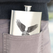 Flasque Crâne à aigle (En situation)