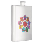 Flasque Crâne de sucre Fleur (Droite)
